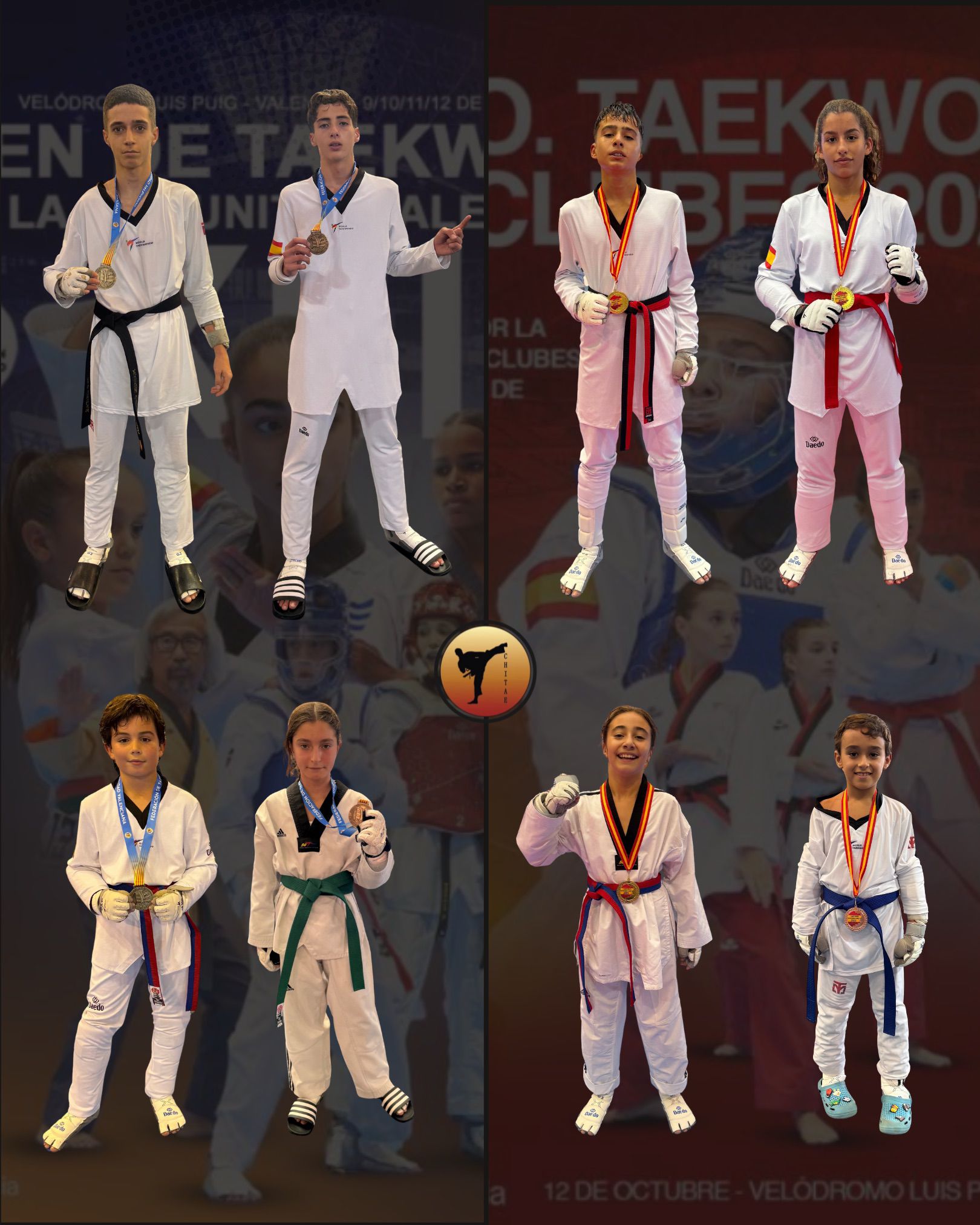 Grandes resultados en el Open Comunidad Valenciana y el Campeonato de Clubes de Taekwondo del Gimnasio Chitae de Las Pedroñeras - Todo el deporte de La Mancha