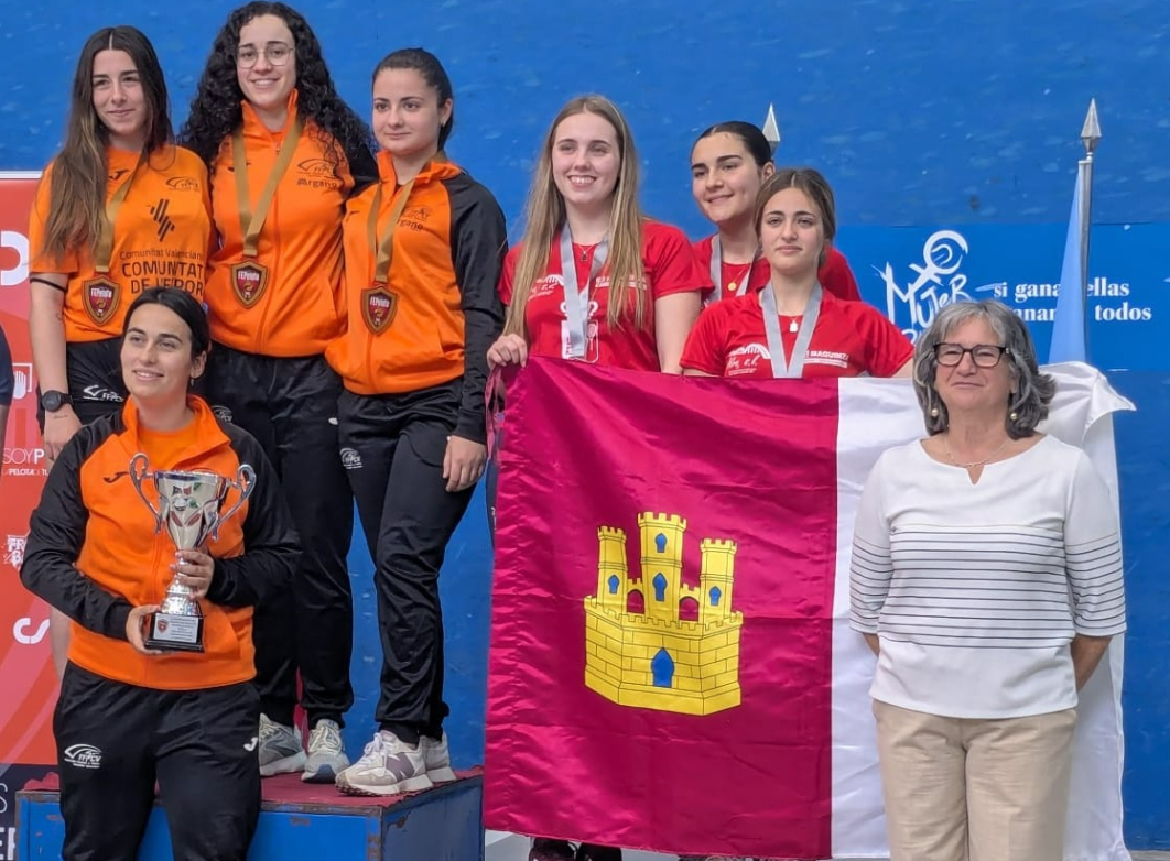Las fadriqueñas Lara Sánchez-Brunete y Silvia Comendador, subcampeonas de España de Frontenis Sub-22 - Todo el deporte de La Mancha